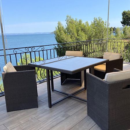 Appartement T4 Terrasse Et Vue Istres Exteriör bild